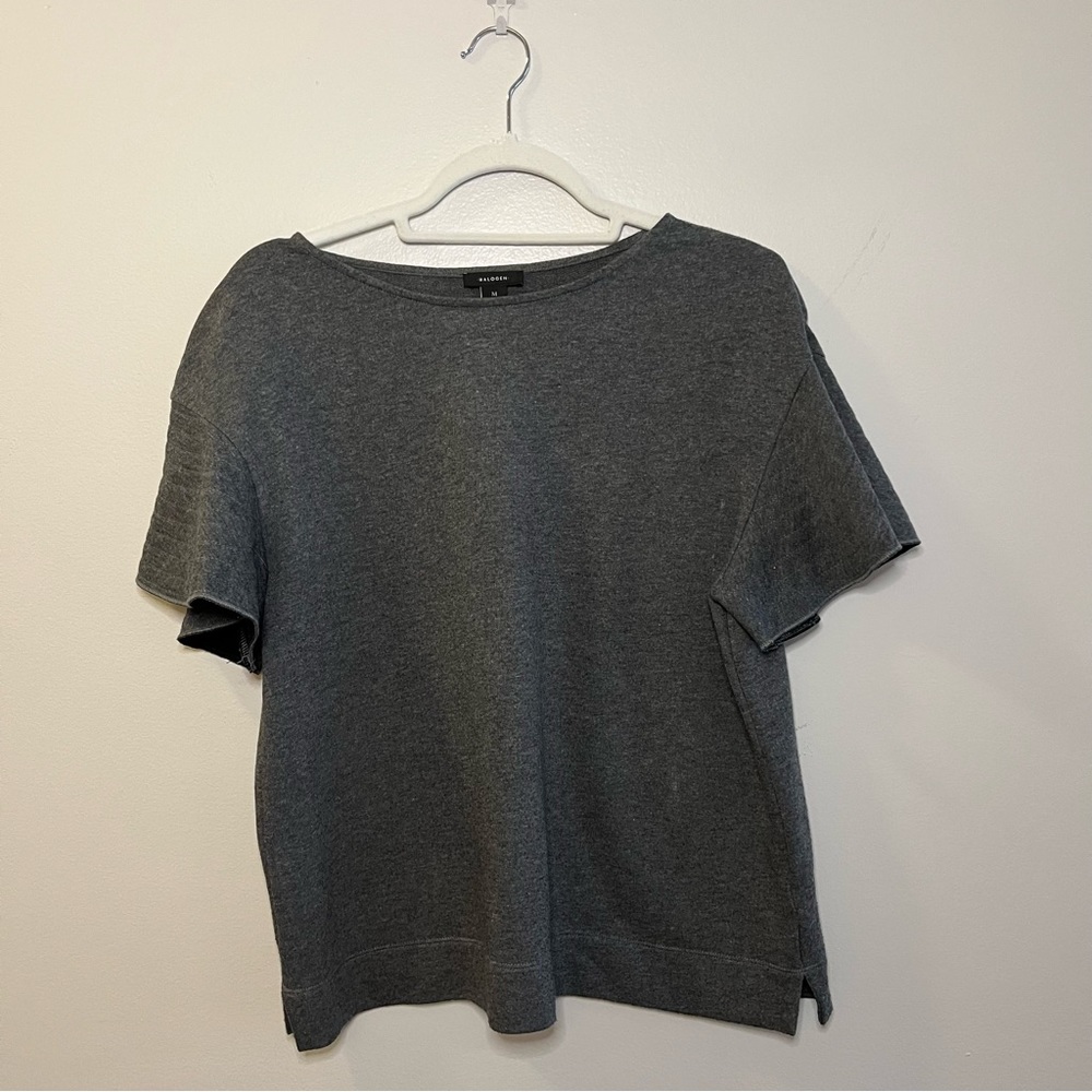 Halogen Flutter Sleeve Sweater Top